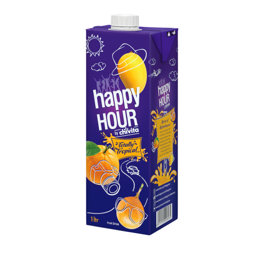 Happy Hour Juice (Totally tropical flavour) 1 litre x 10 Online